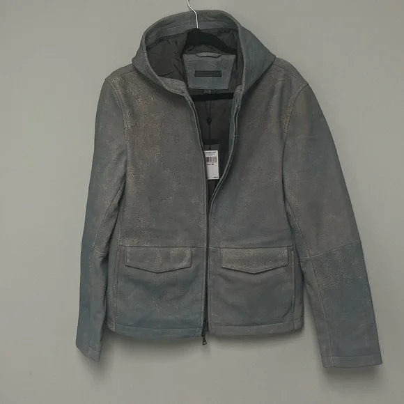 John Varvatos Mateo Hooded Jacket. Size EU 46 USA 36 small